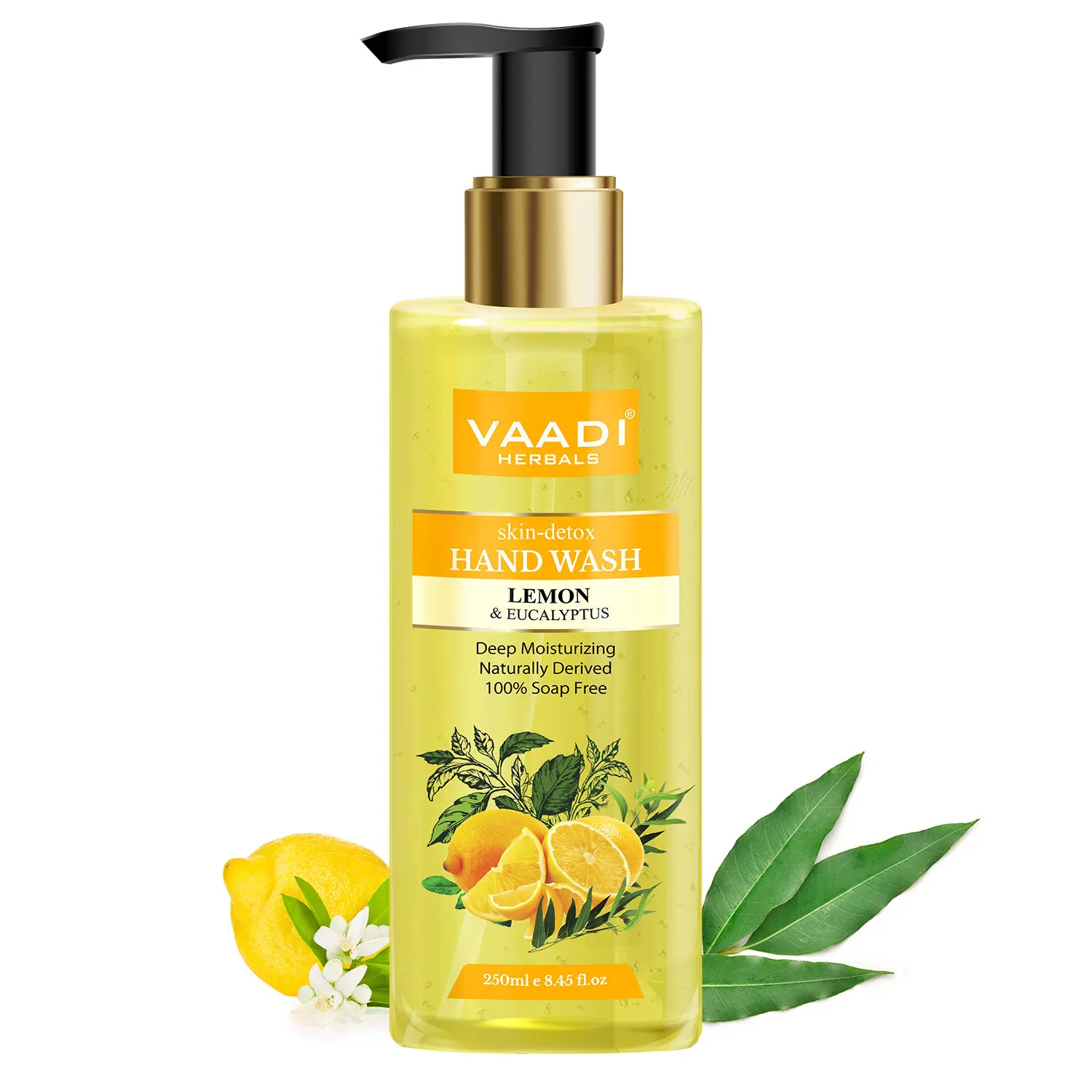 Vaadi Herbals Skin-Detox Lemon & Eucalyptus Hand Wash (250 ml)