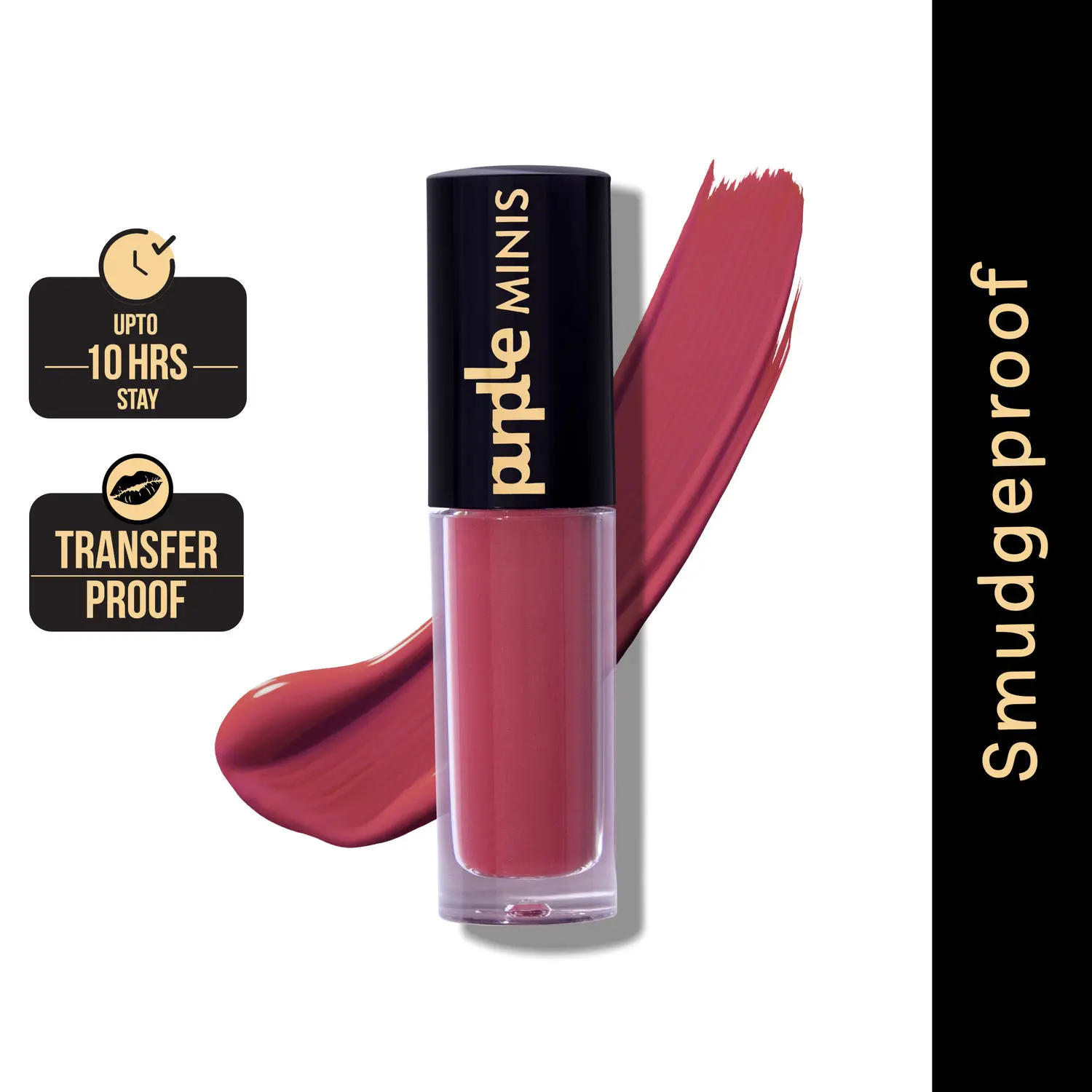 Purplle Ultra HD Matte Mini Liquid Lipstick| Long Lasting |Transferproof |Smudgeproof| Pink - My First Maid Of Honor Moment 17 (1.6 ml)