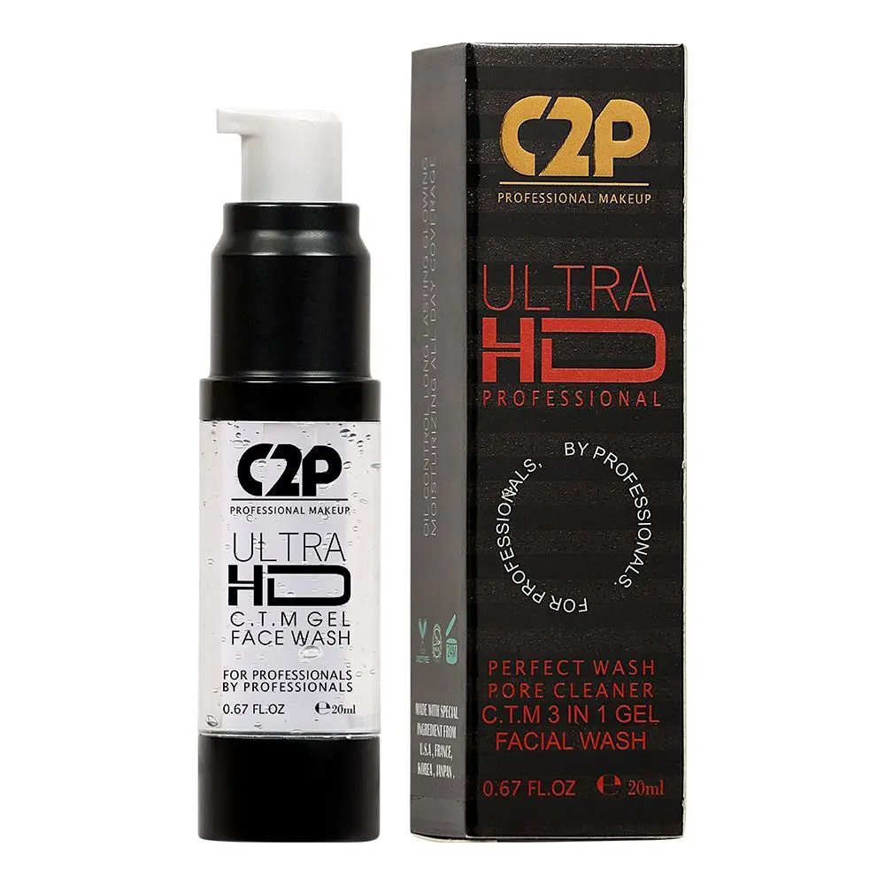 C2P Pro Ultra HD Cleanser Toner Moisturizer Face Wash