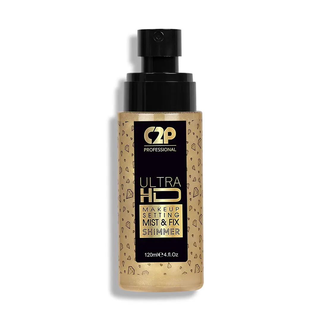 C2P Pro Ultra HD Makeup Setting Mist & Fix Shimmer - Champagne 04