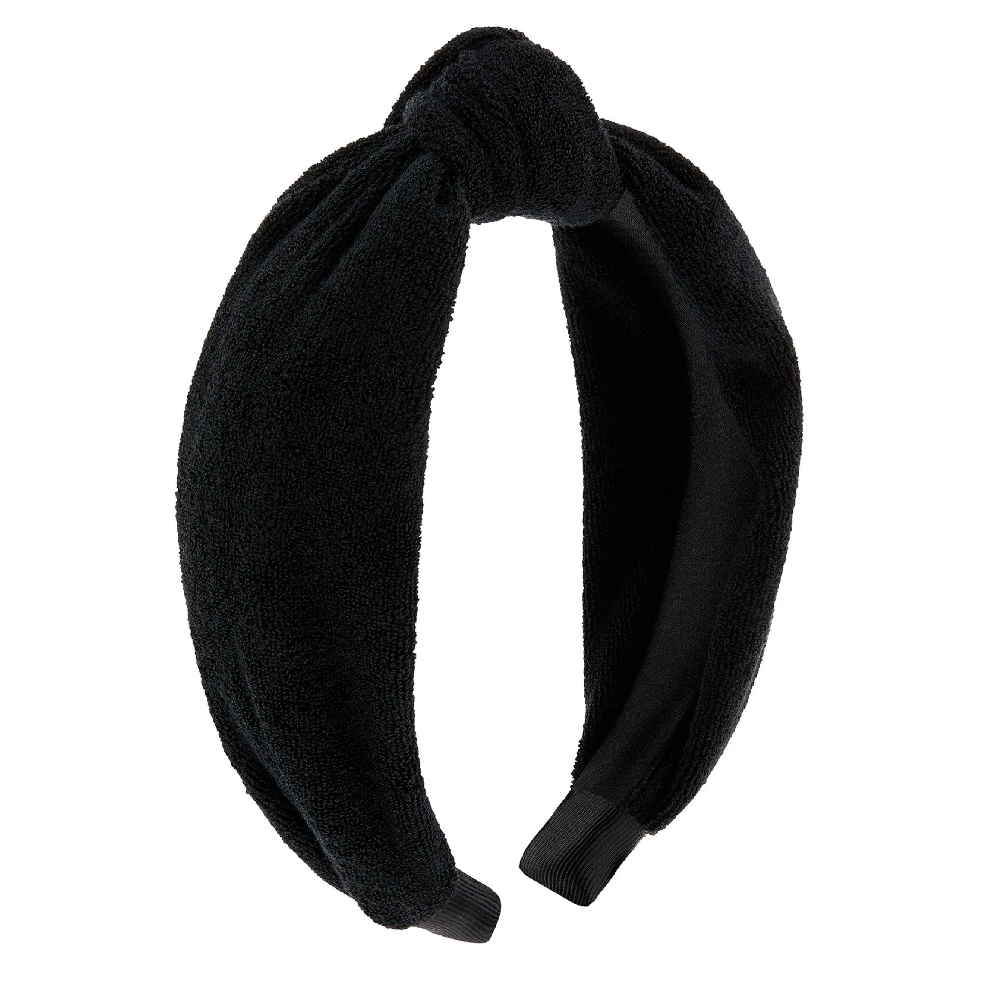 Accessorize London Wide Knot Towelling Headband