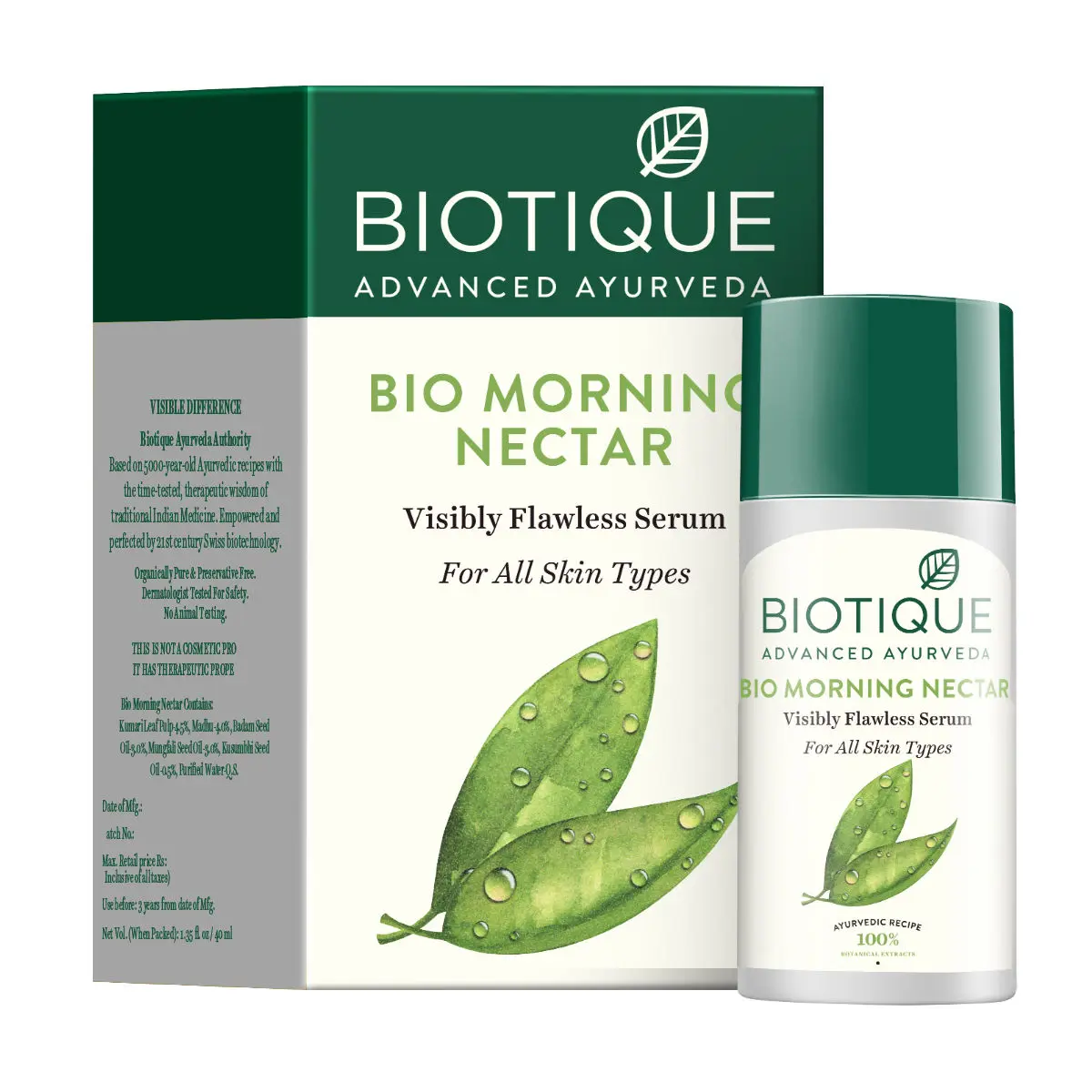 Biotique Bio Morning Nectar Visibly Flawless Serum (40 ml)