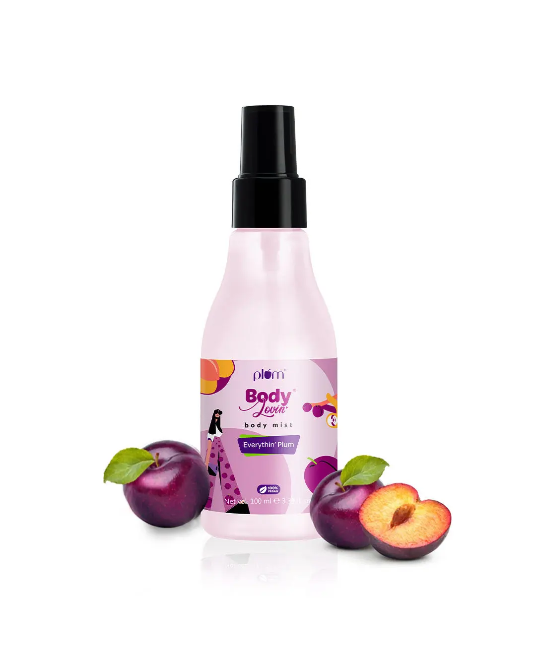 Plum BodyLovin' Everythin' Plum Body Mist (100 ml) | Fruity Fragrance | Perfume Body Spray