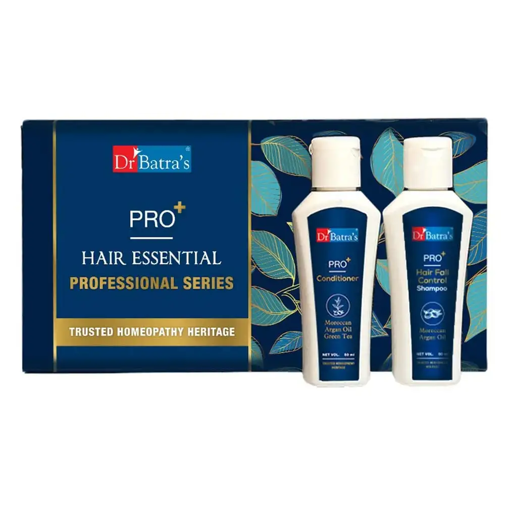 Dr Batra's PRO+ Hair Essential Kit,  2 Piece(s)/Pack  Hair Fall Control Shampoo & Conditioner