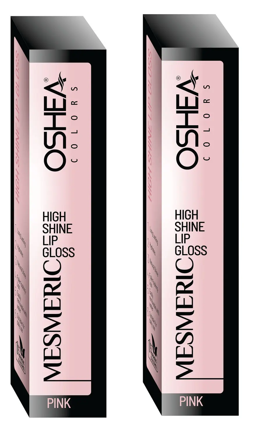 Mesmeric High Shine Lip Gloss (Pink) pack of 2