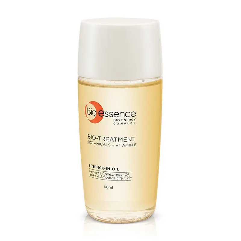 Bio-essence Bio-Treatment Essence-In-Oil | With 11 Natural Botanical Extracts, Vitamin E & Bio-Energy Complex™, Prevents & Heals Scars Faster, Non-Greasy, Hypoallergenic, Dermatologically Tested (60 ml)