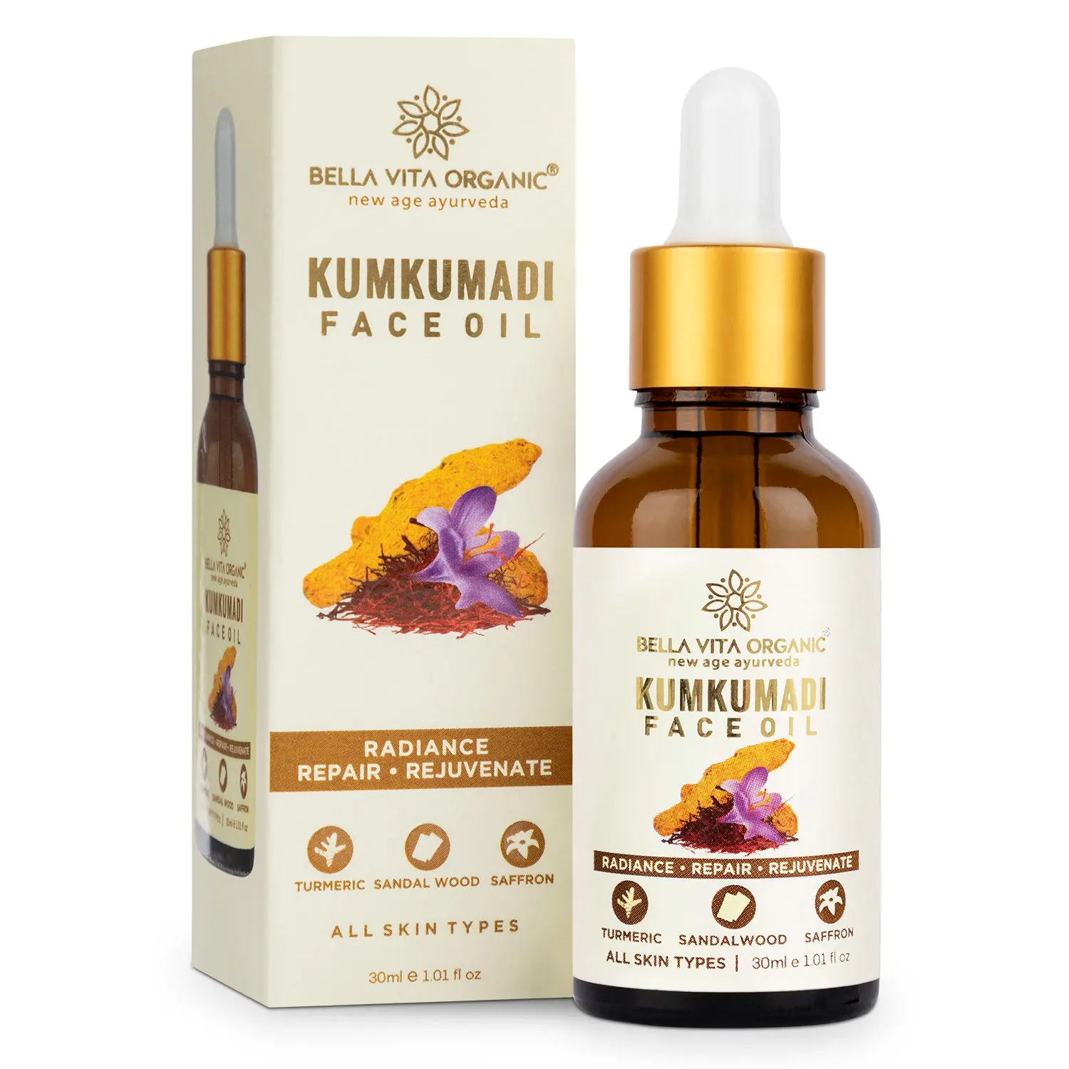 Bella Vita Organic Kumkumadi Face Glow Oil(30ml)