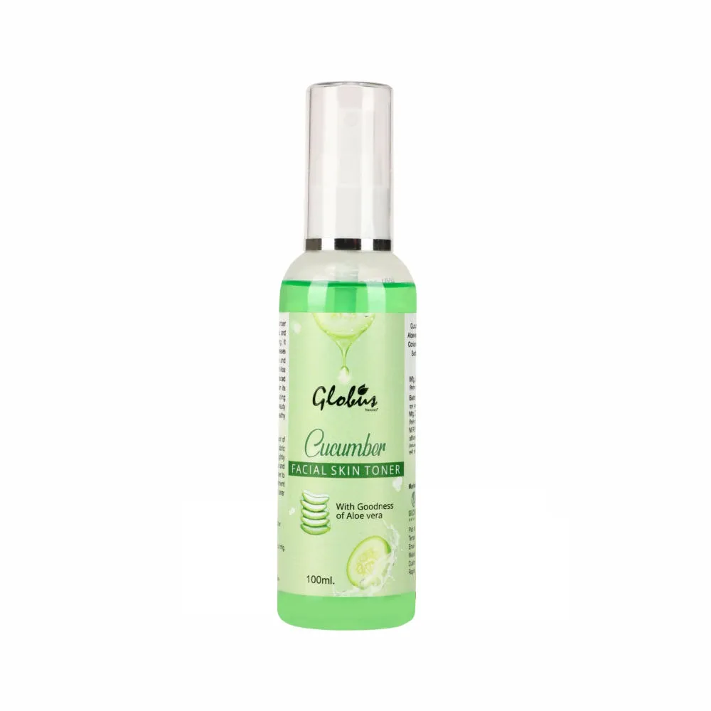 Globus Naturals Cucumber Facial Skin Toner with Goodness ff Aloe Vera