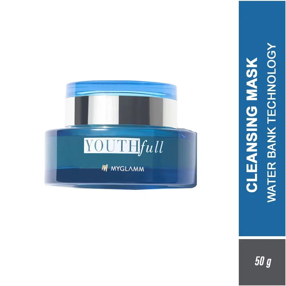 MyGlamm YOUTHfull- Hydrating Cleansing Mask With Water Bank Technology -50gm