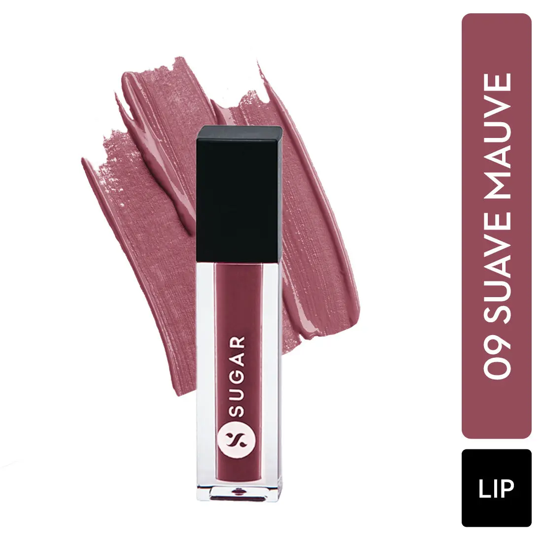 SUGAR Cosmetics - Smudge Me Not - Mini Liquid Lipstick - 09 Suave Mauve - 1.1 ml - Ultra Matte Liquid Lipstick, Transferproof and Waterproof, Lasts Up to 12 hours