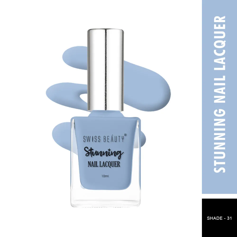 Swiss Beauty Stunning Nail Lacquer - 31 Aspen Sky