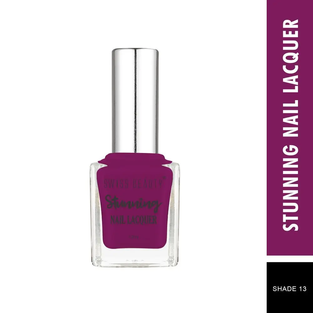 Swiss Beauty Stunning Nail Lacquer 13 Satin Pink (10 ml)