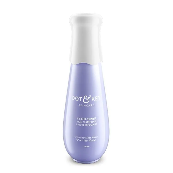 Dot & Key 5% AHA Toner Skin Clarifying Liquid Exfoliant