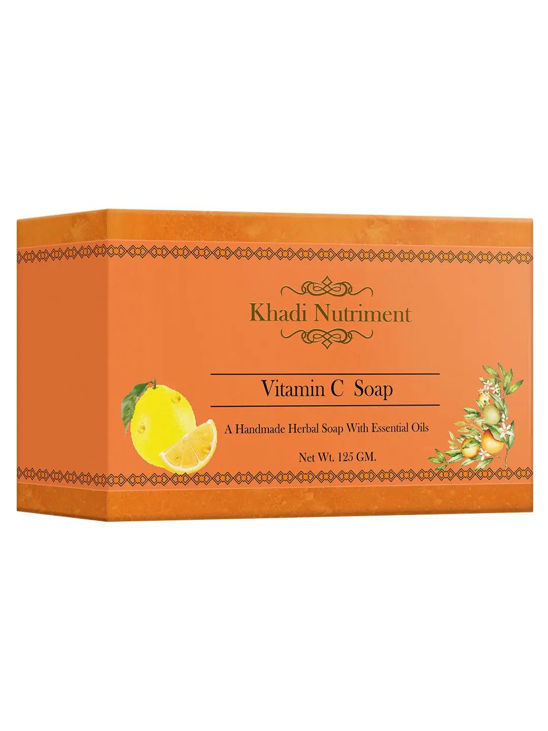 Khadi Nutriment Vitamin C Soap,125 gm Soaps for Unisex (Pack of 1)