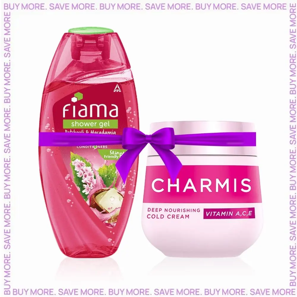 Fiama Shower Gel & Charmis Cold Cream Combo