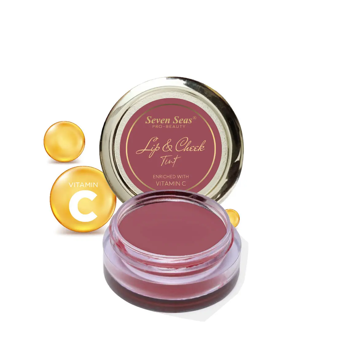 Seven Seas Lips & Cheek Tint With Enriched With Vitamin C Give You a Soft Natural Glow (Copper Rust) 8G