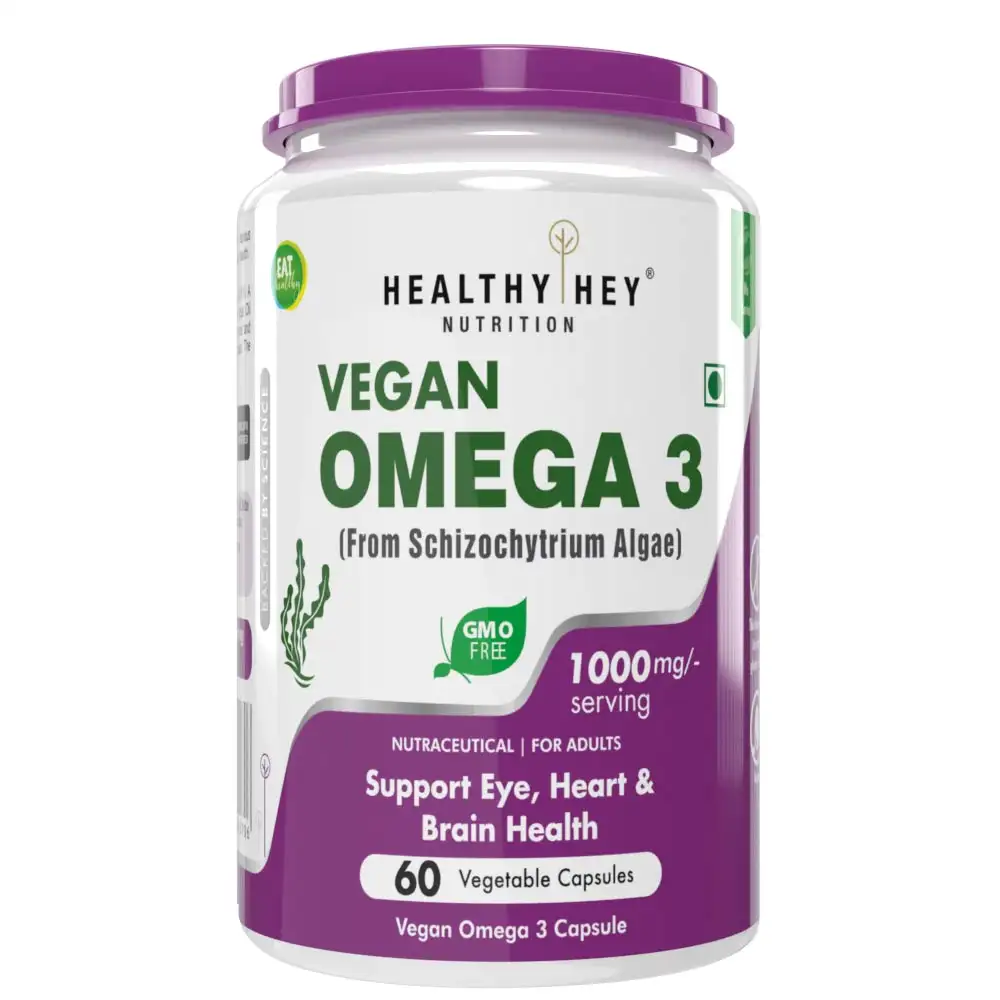 HealthyHey Nutrition Vegan Omega 3,  60 capsules