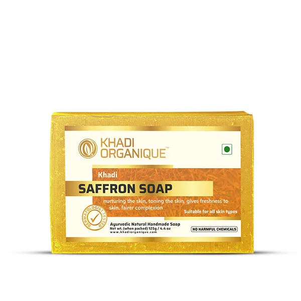 Khadi Organique Saffron Soap