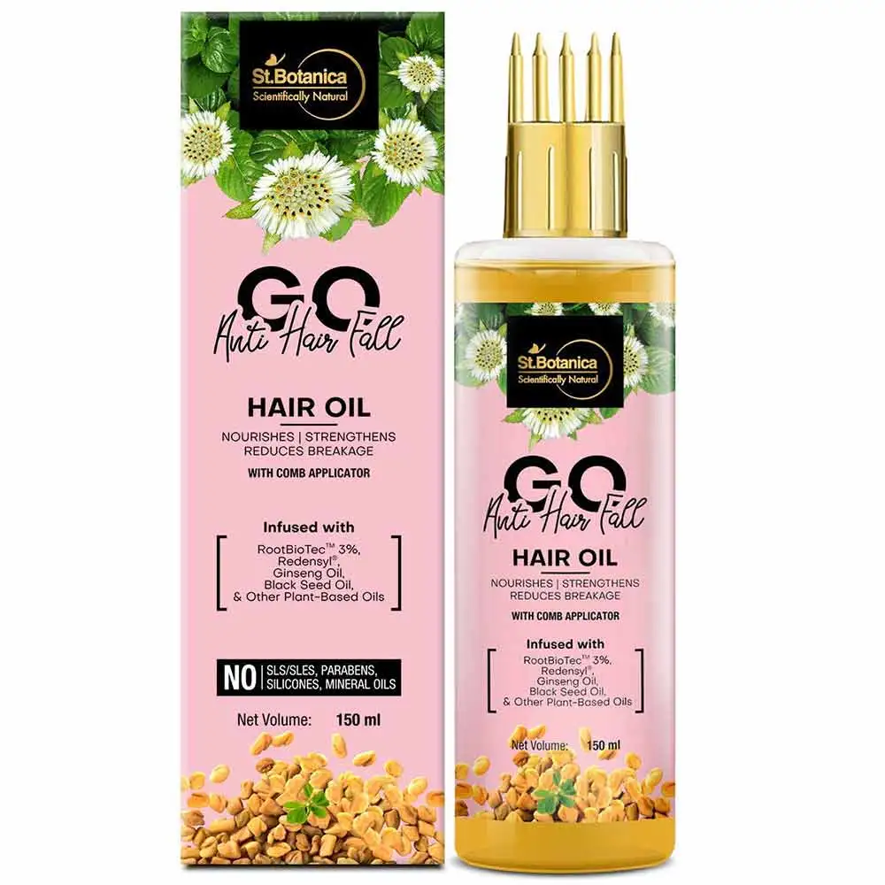 St.Botanica GO Anti Hair Fall Hair Oil,  150 ml  for all hair types