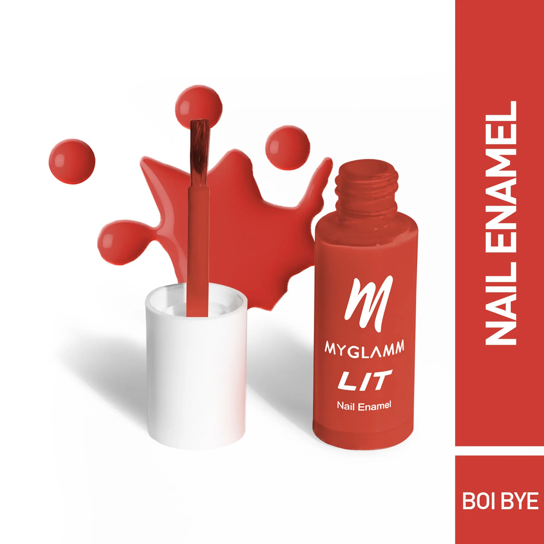 MyGlamm LIT Nail Enamel - Boi Bye