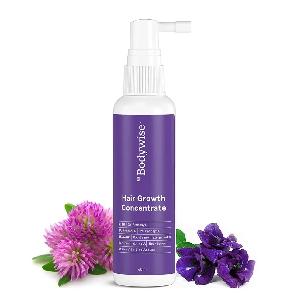 Be Bodywise Hair Concentrate Serum - Promotes thicker & Denser Hair - Nourishes Hair Follicles