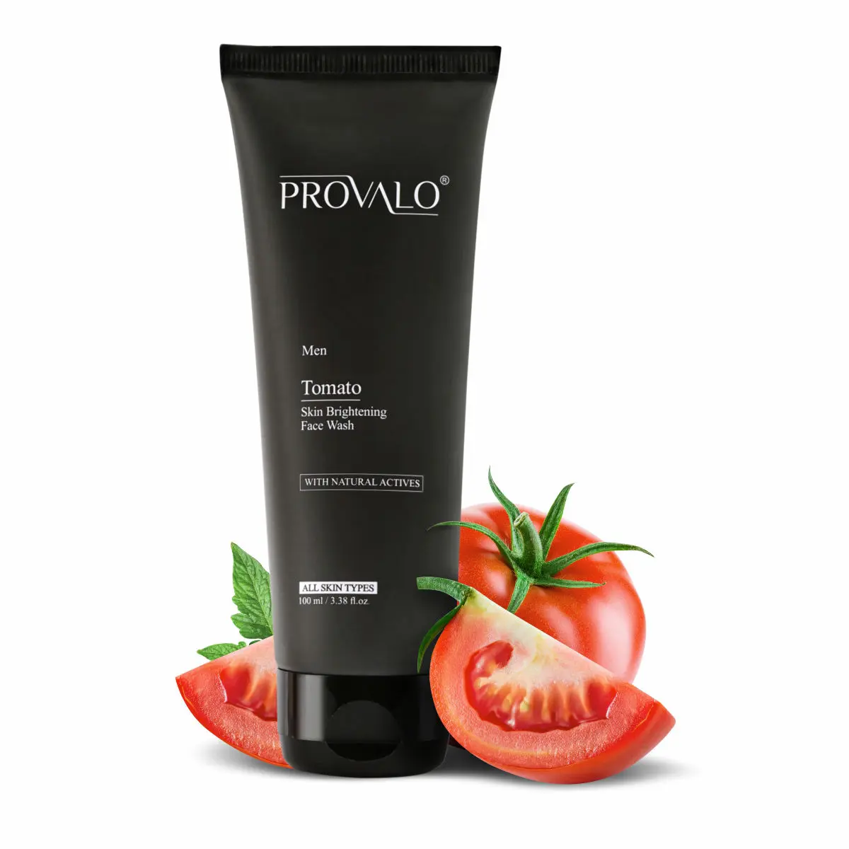 Provalo Tomato Skin Brightening Face Wash for Glowing Skin (Men) (100 ml)