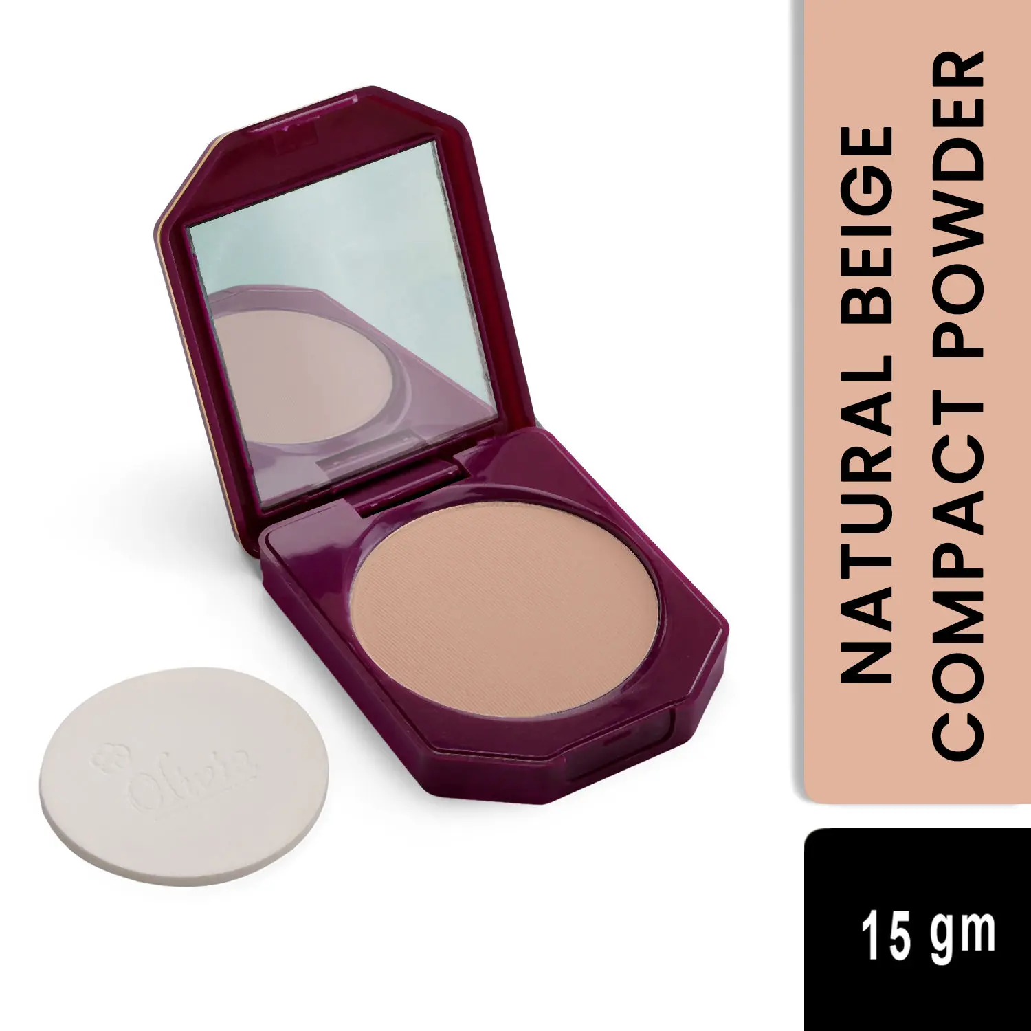 Olivia Compact Powder Natural Beige (15 g)