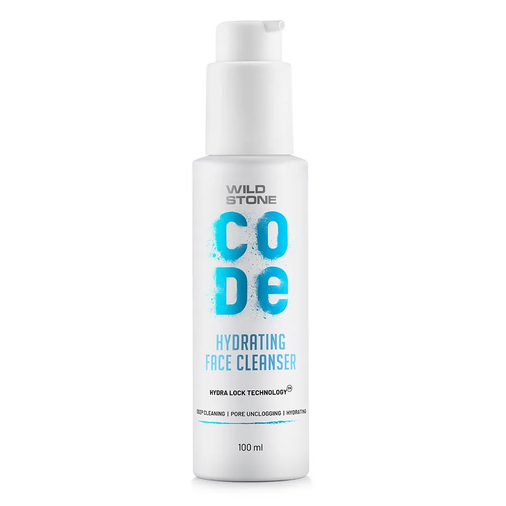 Wild Stone Code Hydrating Face Cleanser For Men