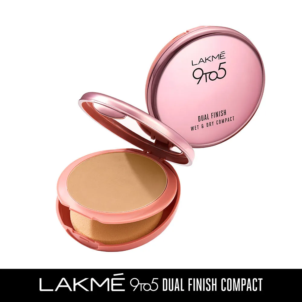 Lakme 9 To 5 Wet & Dry Compact - 30 Cinnamon