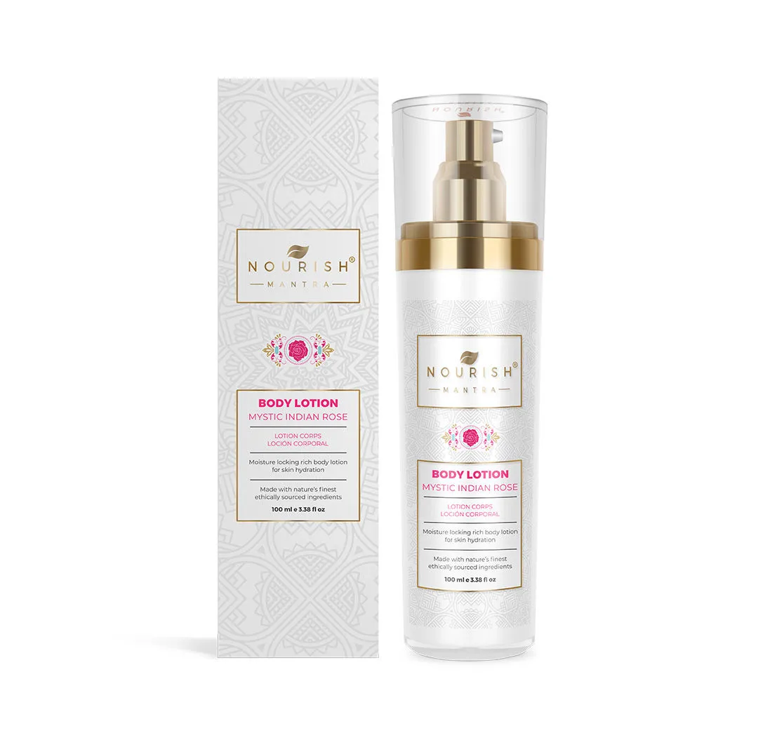 Nourish Mantra Mystic Indian Rose Body Lotion