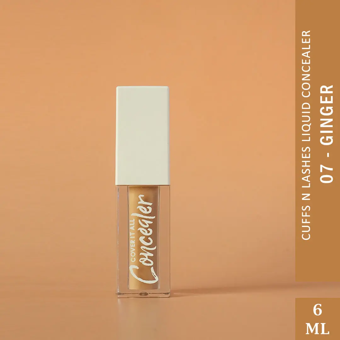 Cuffs N Lashes Cover It All Liquid Concealer, Ginger- 07