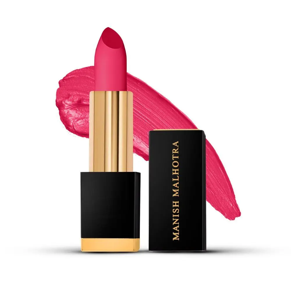 Manish Malhotra Beauty By MyGlamm Soft Matte Lipstick-Pink Passion-4gm