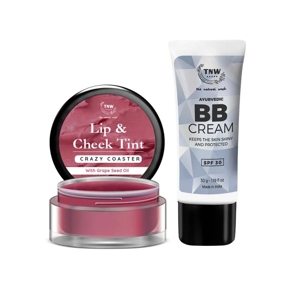 Combo of 2- Crazy Coster Lip Tint 5gm & BB Cream 30 gm