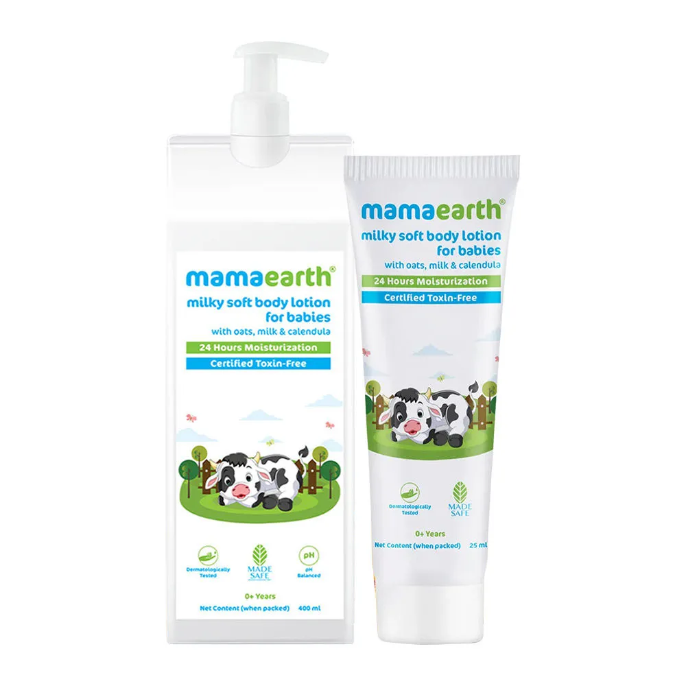 Mamaearth Milky Soft Body Lotion For Babies - Pack Of 2