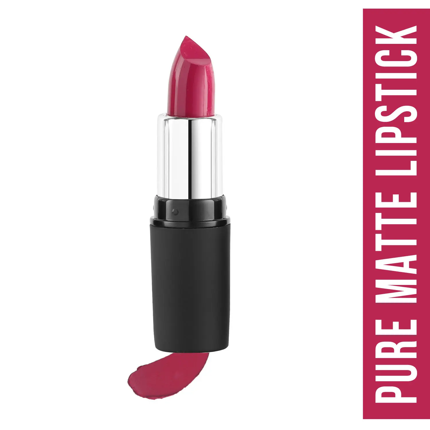 Swiss Beauty Pure Matte Lipstick - Fushsia-Pink (3.8 g)