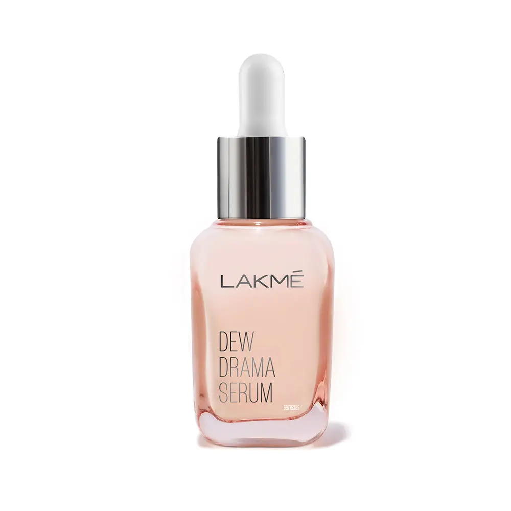 Lakme Dew Drama Serum, 6% Vit B3, E, F & Pro-Ceramides for Skin Barrier & Dewy Radiance 30ml