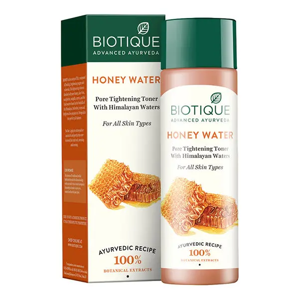 Biotique Honey Water Pore Tightening Toner With Himalayan Waters (120 ml)