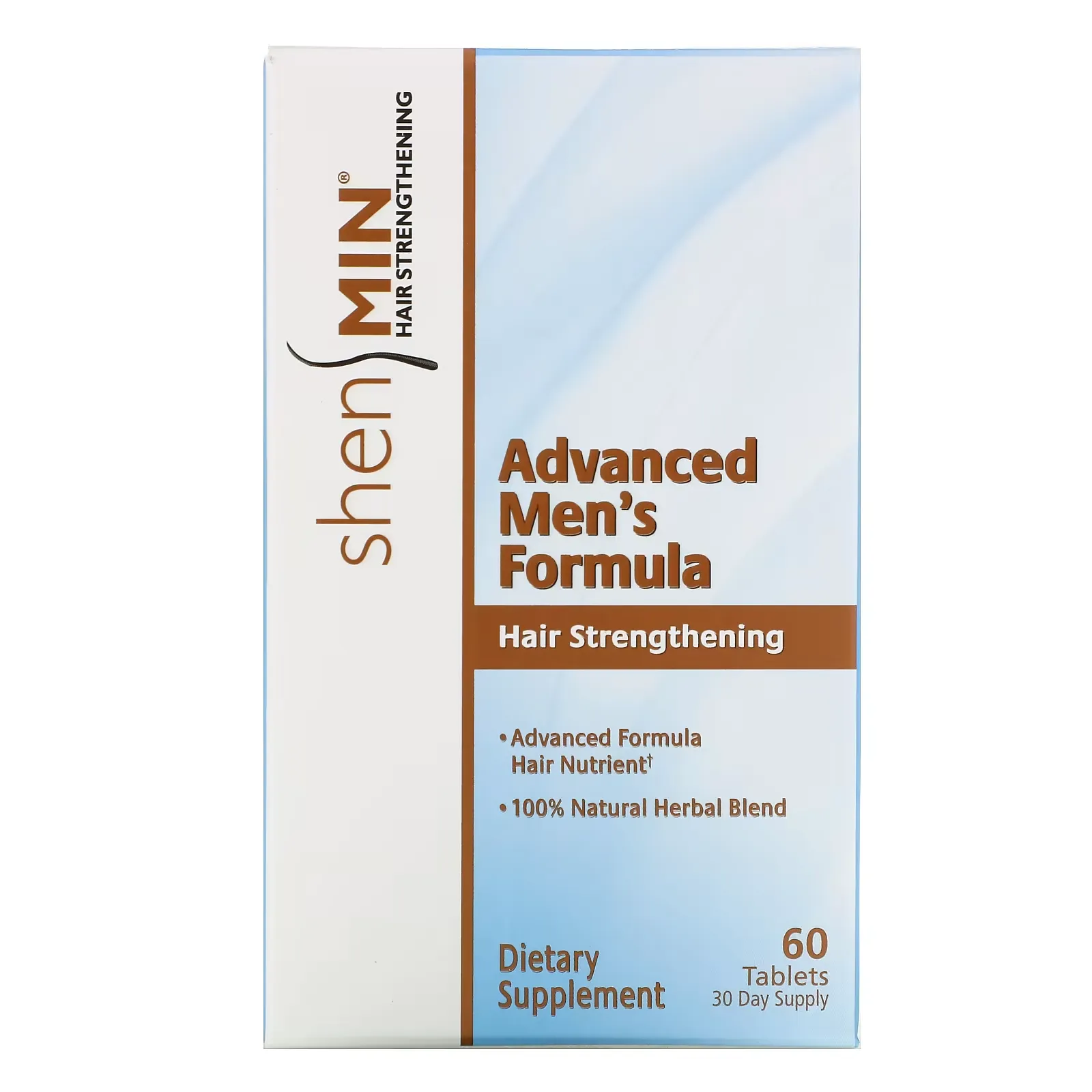 Shen Min, Advanced Men's Hair Strengthening Formula, 60 Tablets