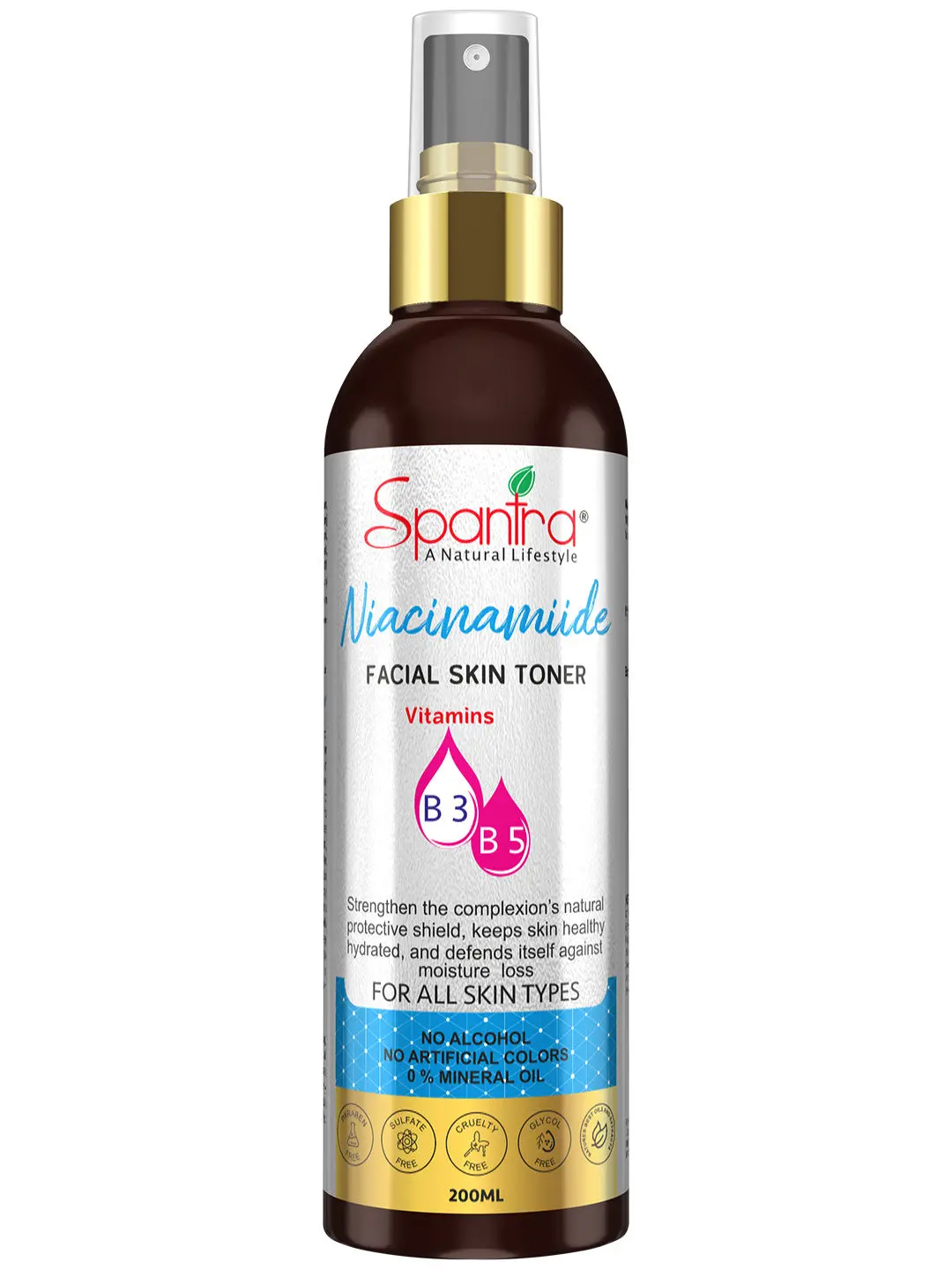 Spantra Niacinamiide Face Toner (200 ml)