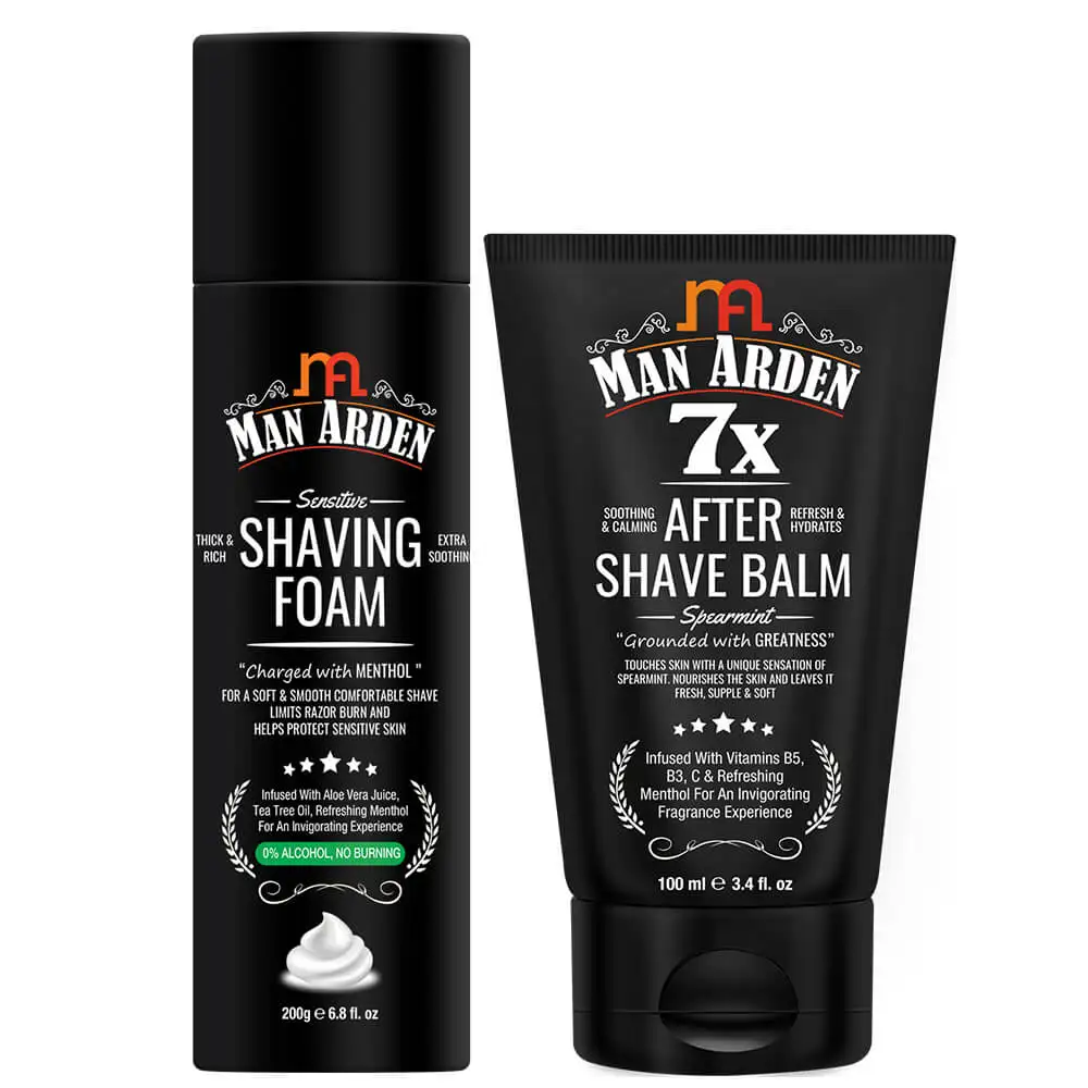 Man Arden After Shave Balm & Shaving Foam Combo,  2 Piece(s)/Pack  Spearmint