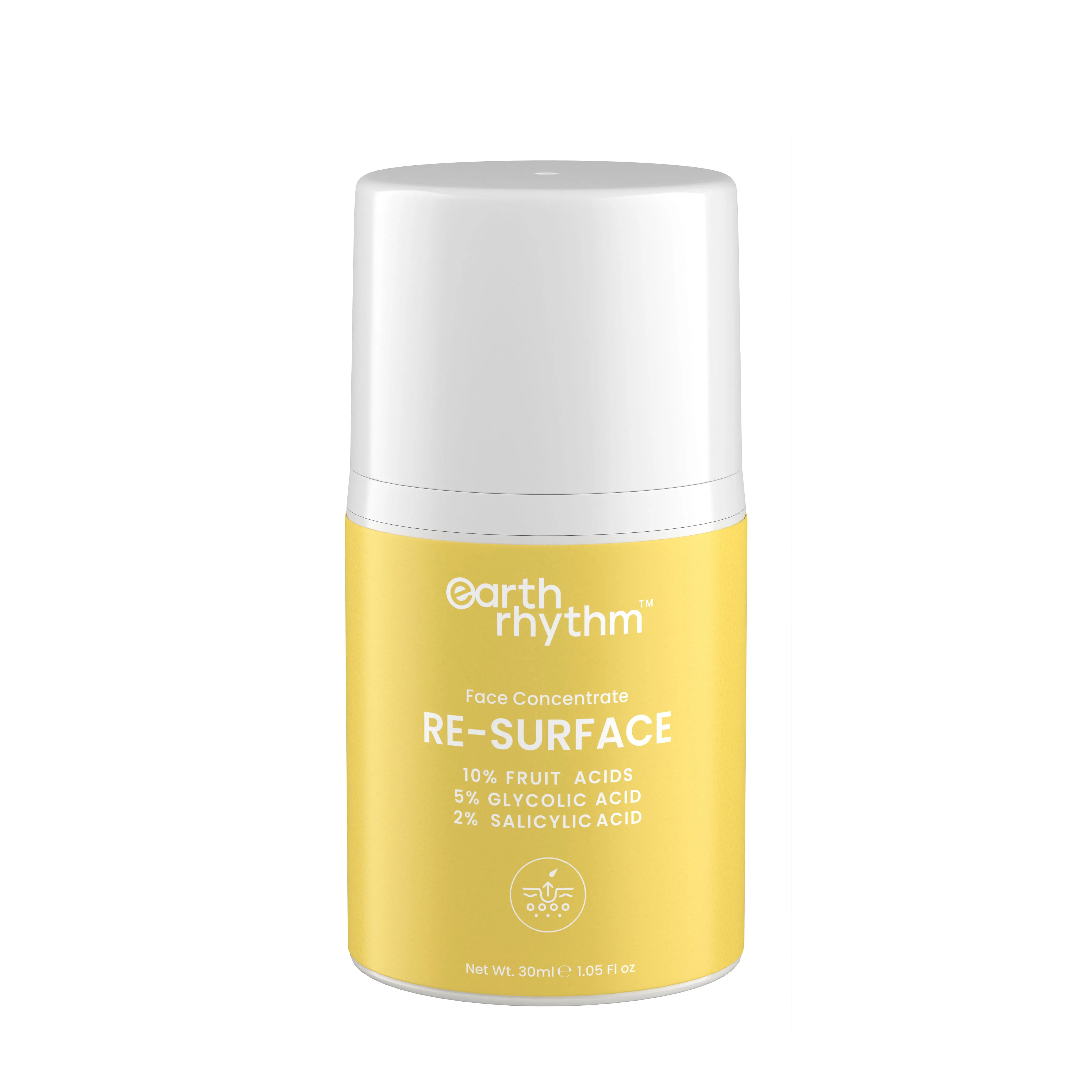 Earth Rhythm Re-Surface Concentrate With 10% Fruit Acids 5% Glycolic Acid 2% Salicylic Acid