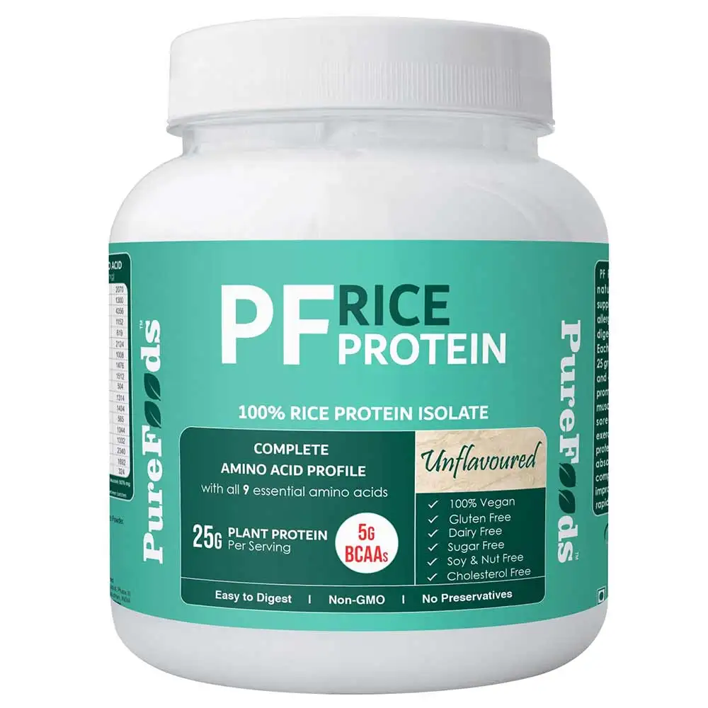 PureFoods PF Rice Protein,  1.76 lb  Unflavoured