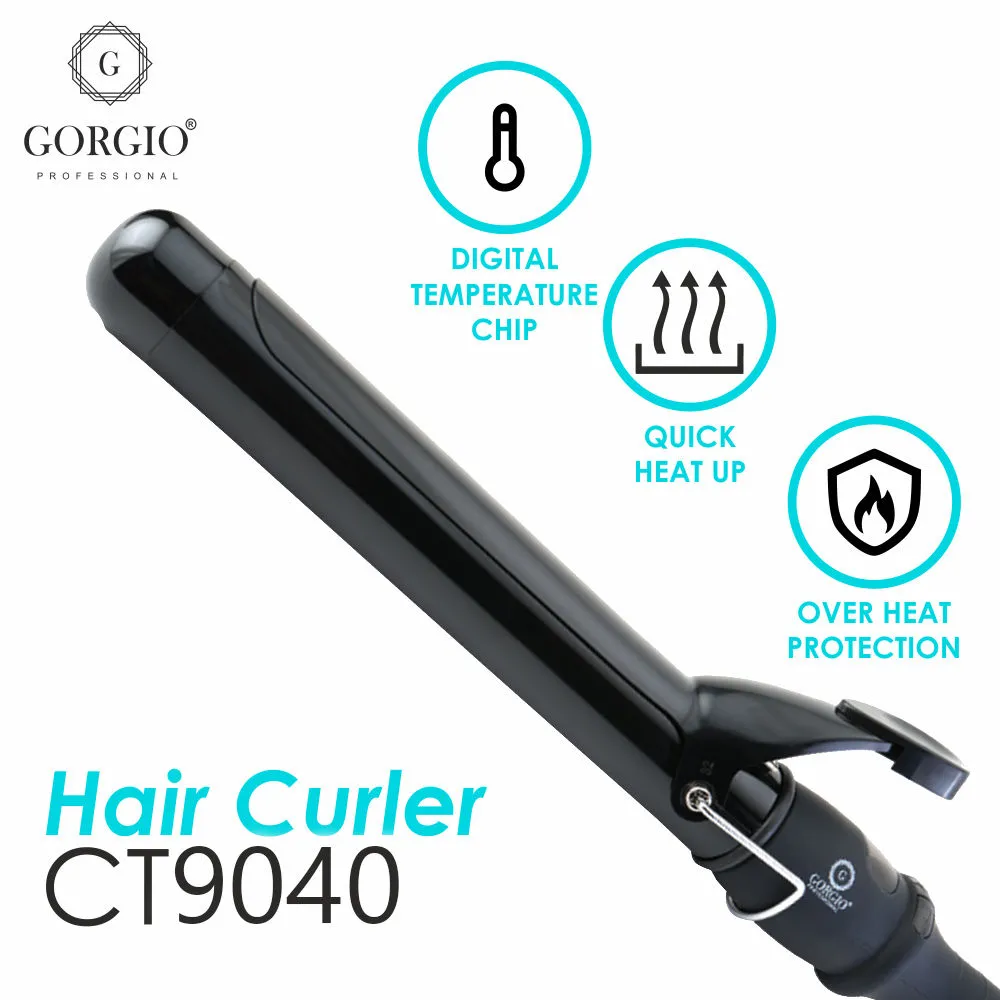 Gorgio Professional Hair Curling Tong CT 9040