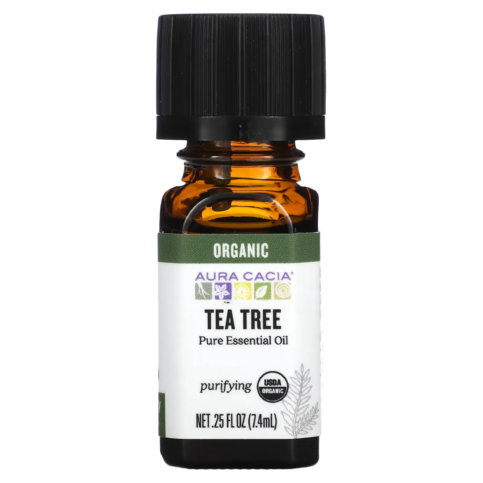 Organic Tea Tree, 0.25 fl oz (7.4 ml)