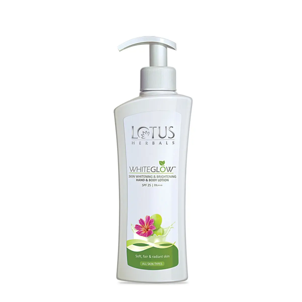 Lotus Herbals Whiteglow Skin Whitening & Brightening Hand & Body Lotion SPF-25 | PA+++ | 300ml