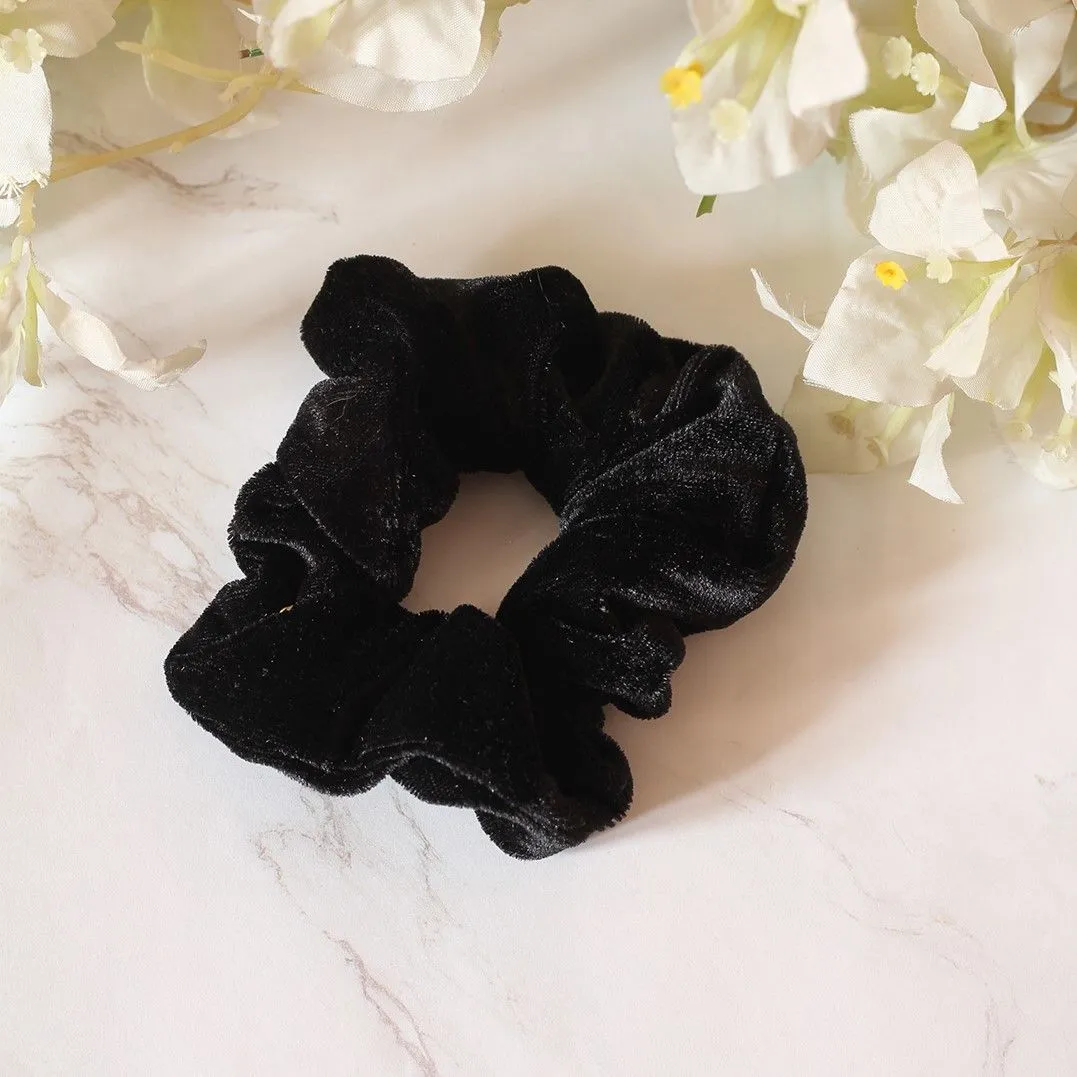 Bellofox Black Velvet Scrunchie