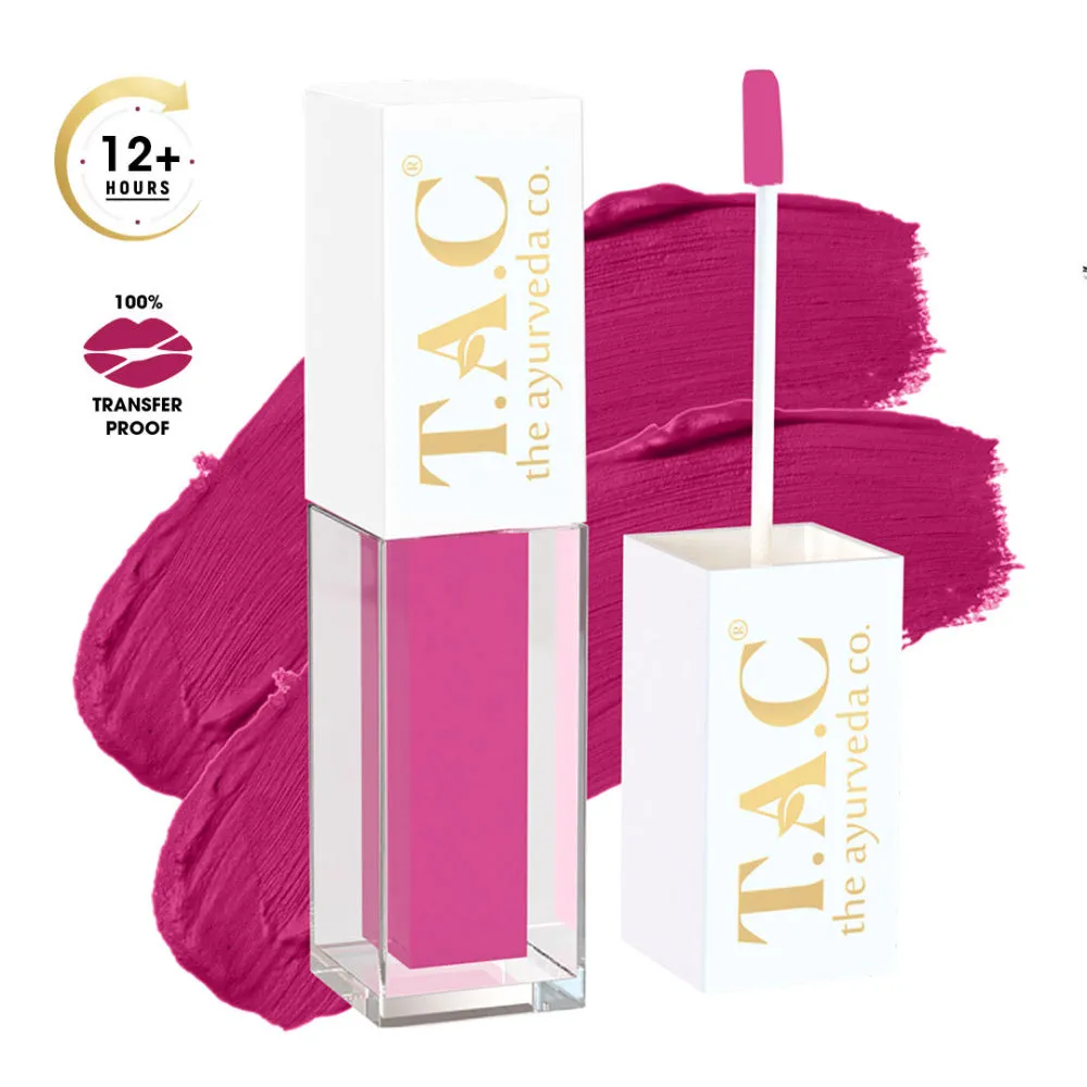 TAC - The Ayurveda Co. Long Stay Matte Liquid Lipstick - Pink Flatter