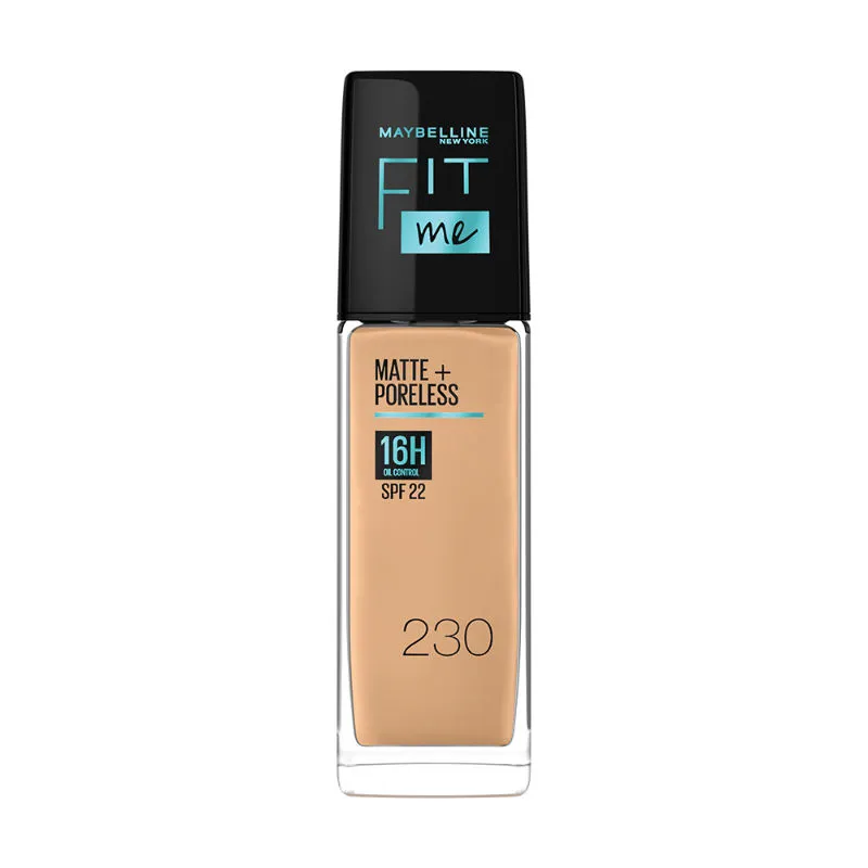 Maybelline New York Fit Me Matte+Poreless Liquid Foundation - 230 Natural Buff