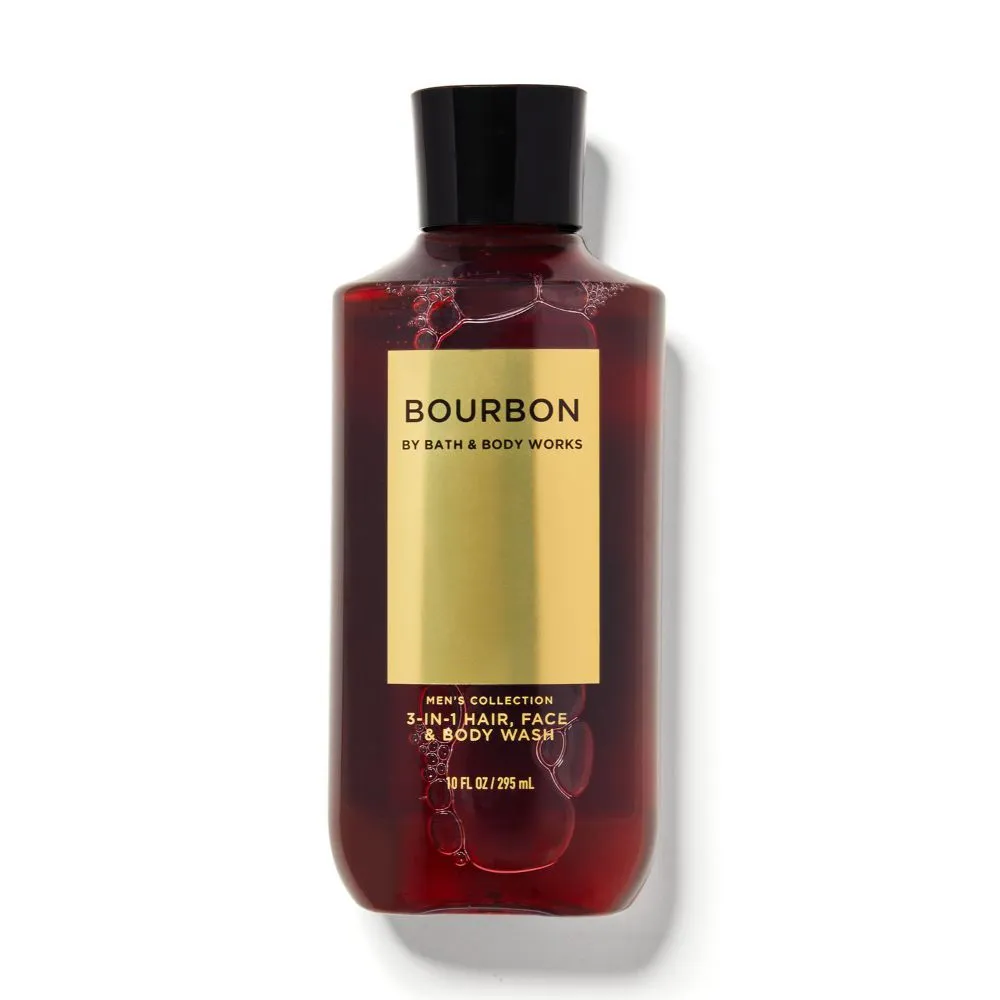 Bath & Body Works Bourbon 3-in-1 Hair, Face & Body Wash