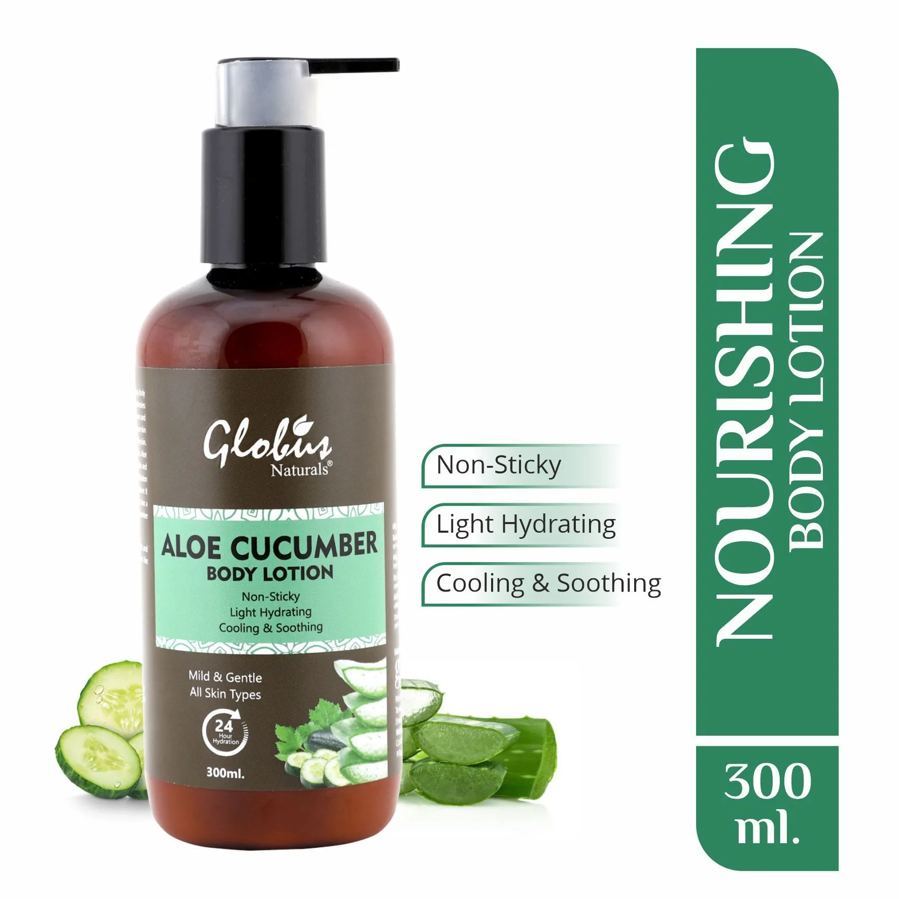 Globus Naturals Aloevera Cucumber Body Lotion